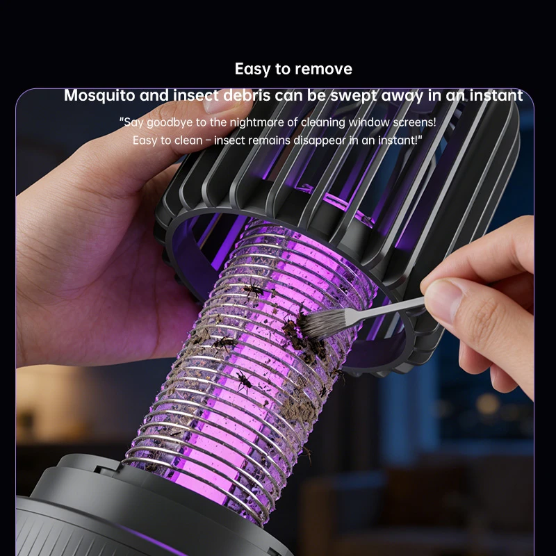 Enjoy Pest-Free Outdoors: Rechargeable UV Mosquito Zapper - Image 4